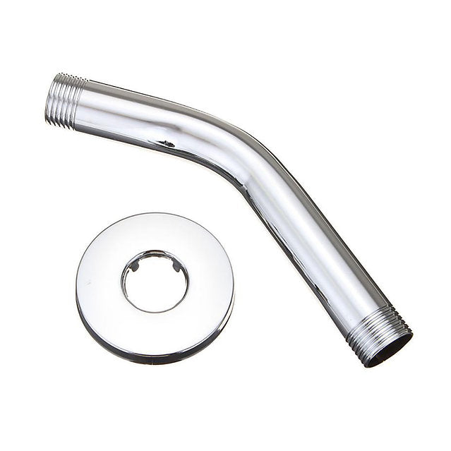 Braço de chuveiro para chuveiro de parede - Cromado (rosca de 1/2 polegada)
