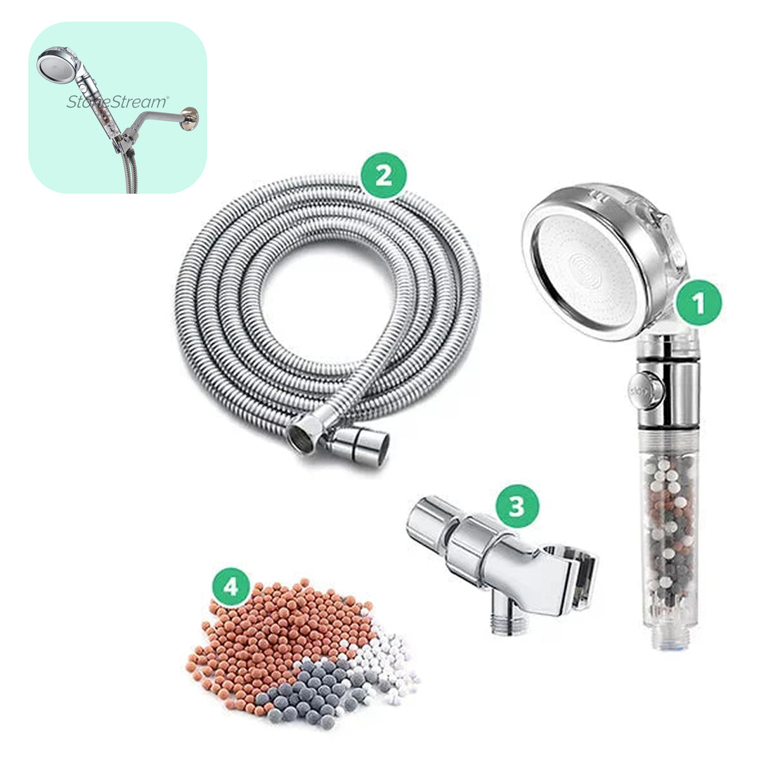 Kit adaptador de parede 4 em 1