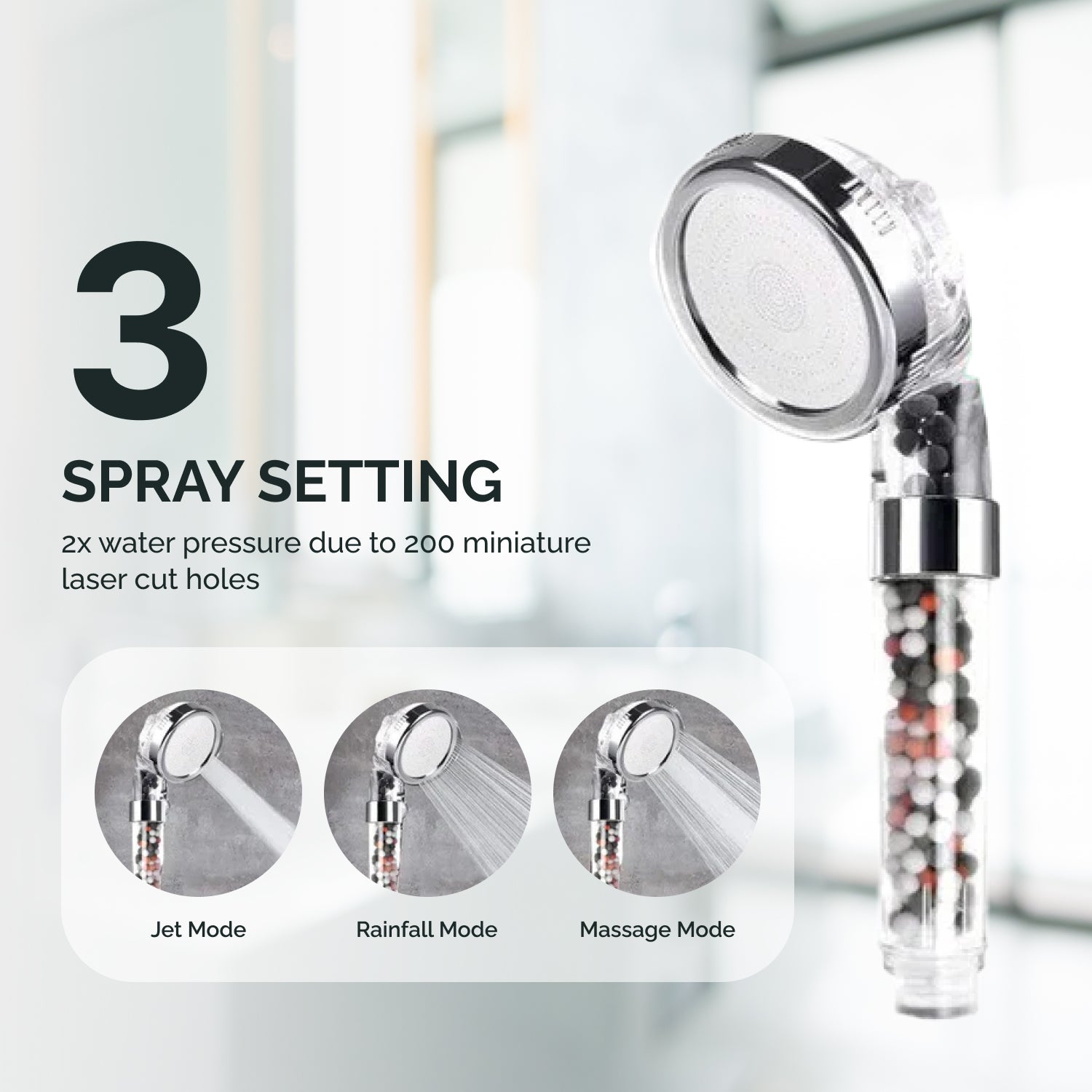 Kit de filtragem de água dura + adaptador de parede