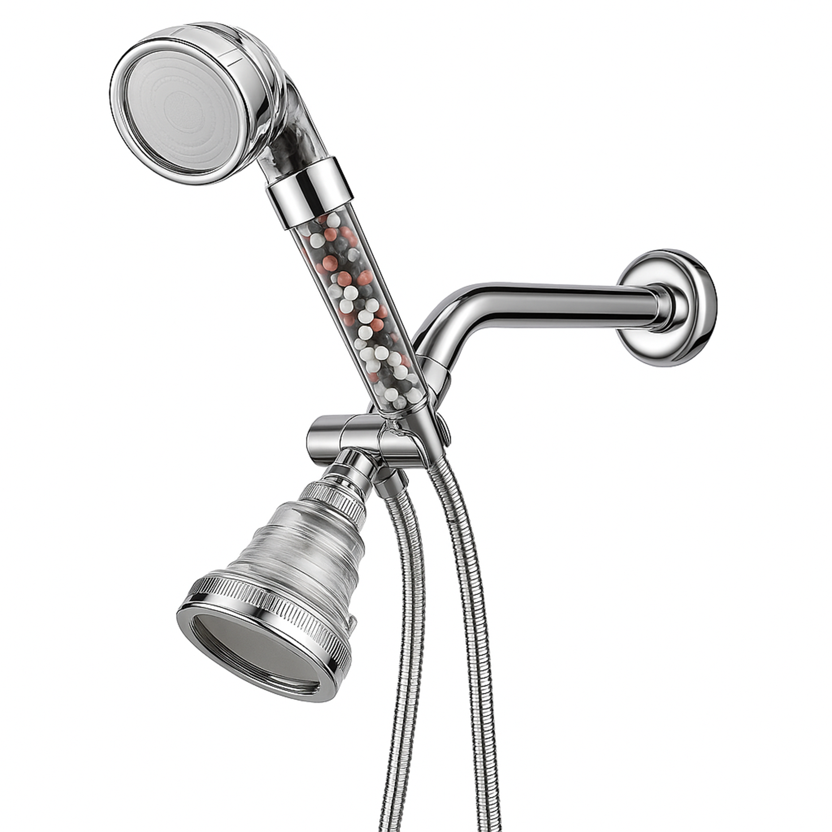 Cabeça de chuveiro iônica filtrada Ecopower compatível com chuveiro elétrico