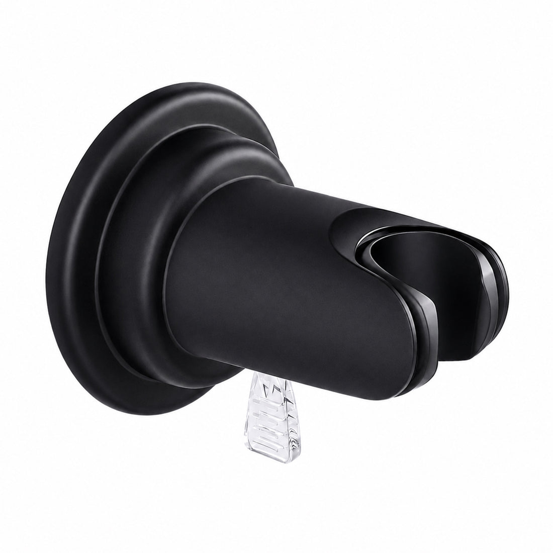 Suporte para chuveiro com ventosa ajustável preto