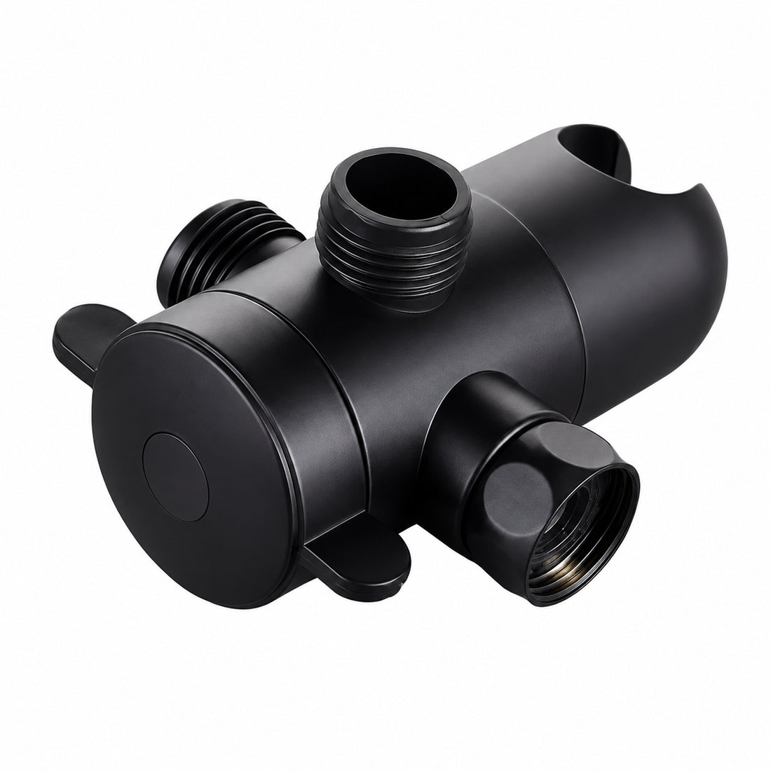 Desviador de Duche 3 Vias - Preto