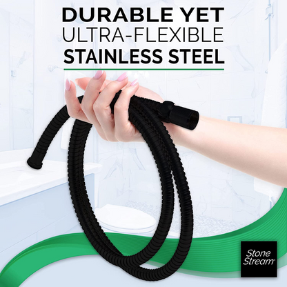 Handheld Showerhead 1.5m shower Hose -Matte Black