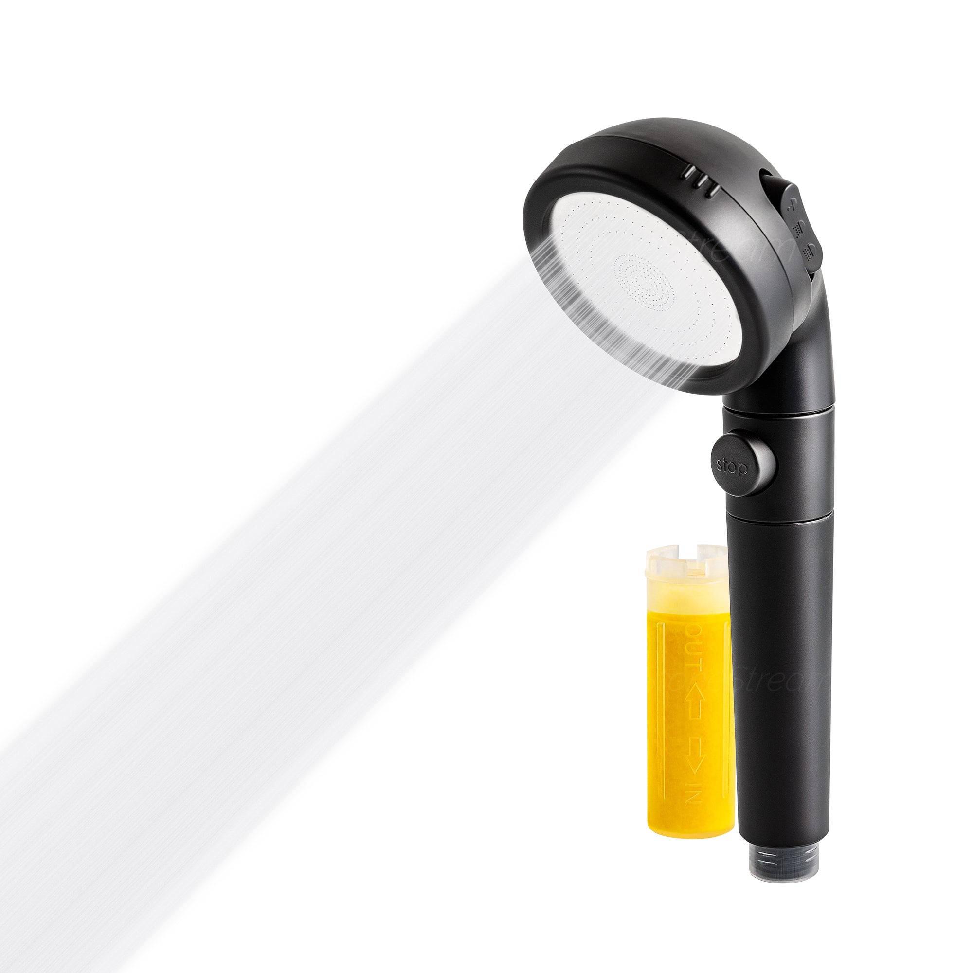 Cabeça de chuveiro de ecopower preto