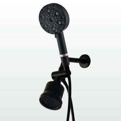 Portátil de luxo com 9 modos &amp; Chuveiro de parede combinado com kit de filtragem