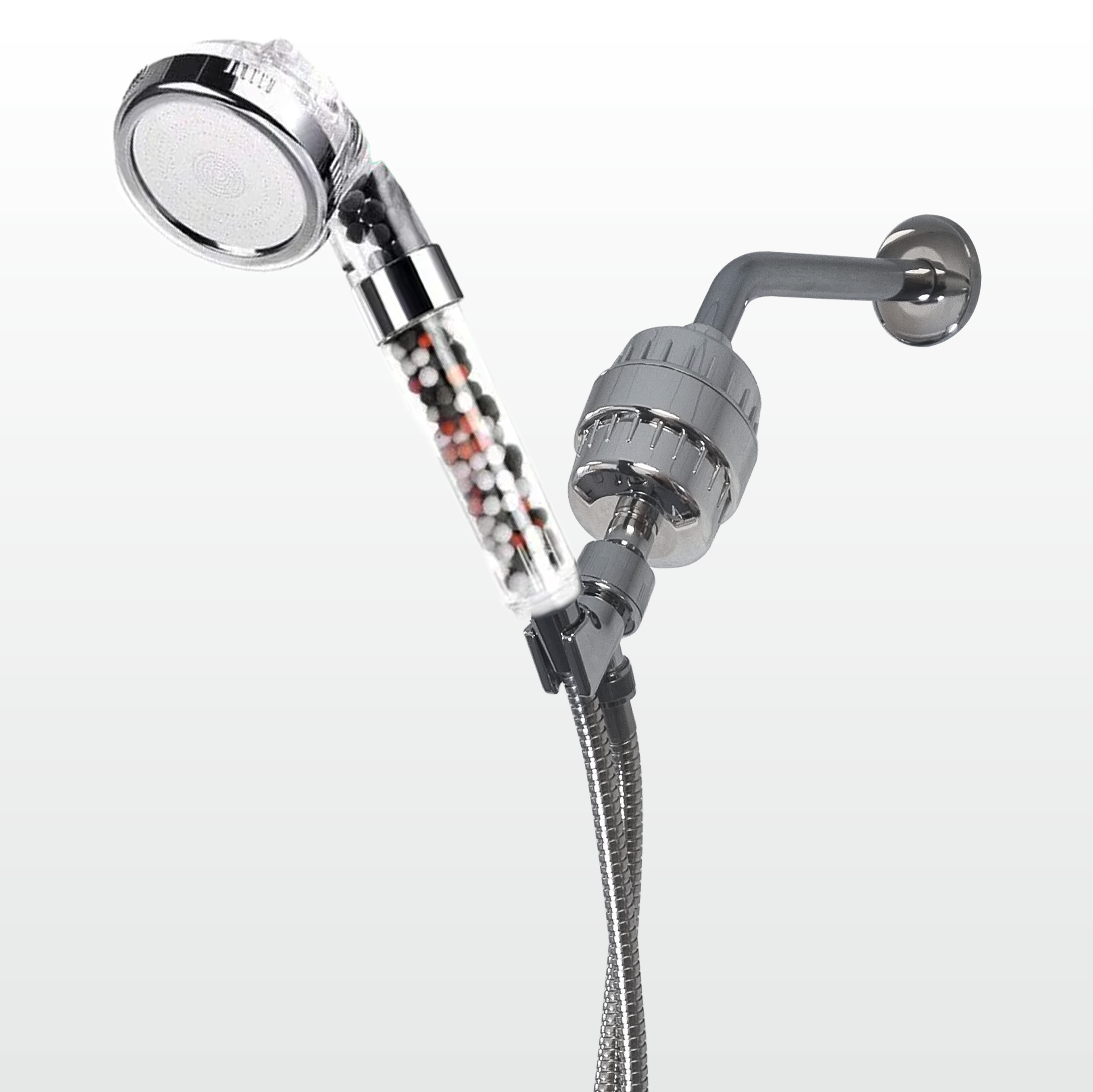 Kit de filtragem de água dura + adaptador de parede