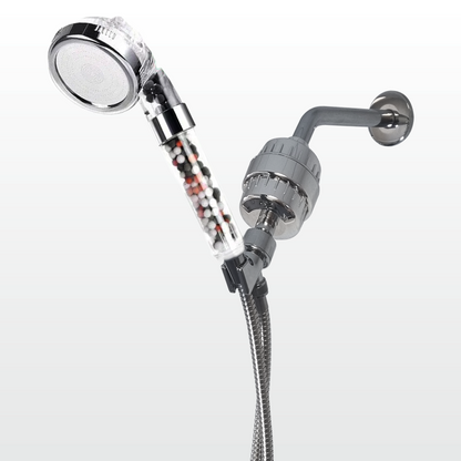 Kit de filtragem de água dura + adaptador de parede