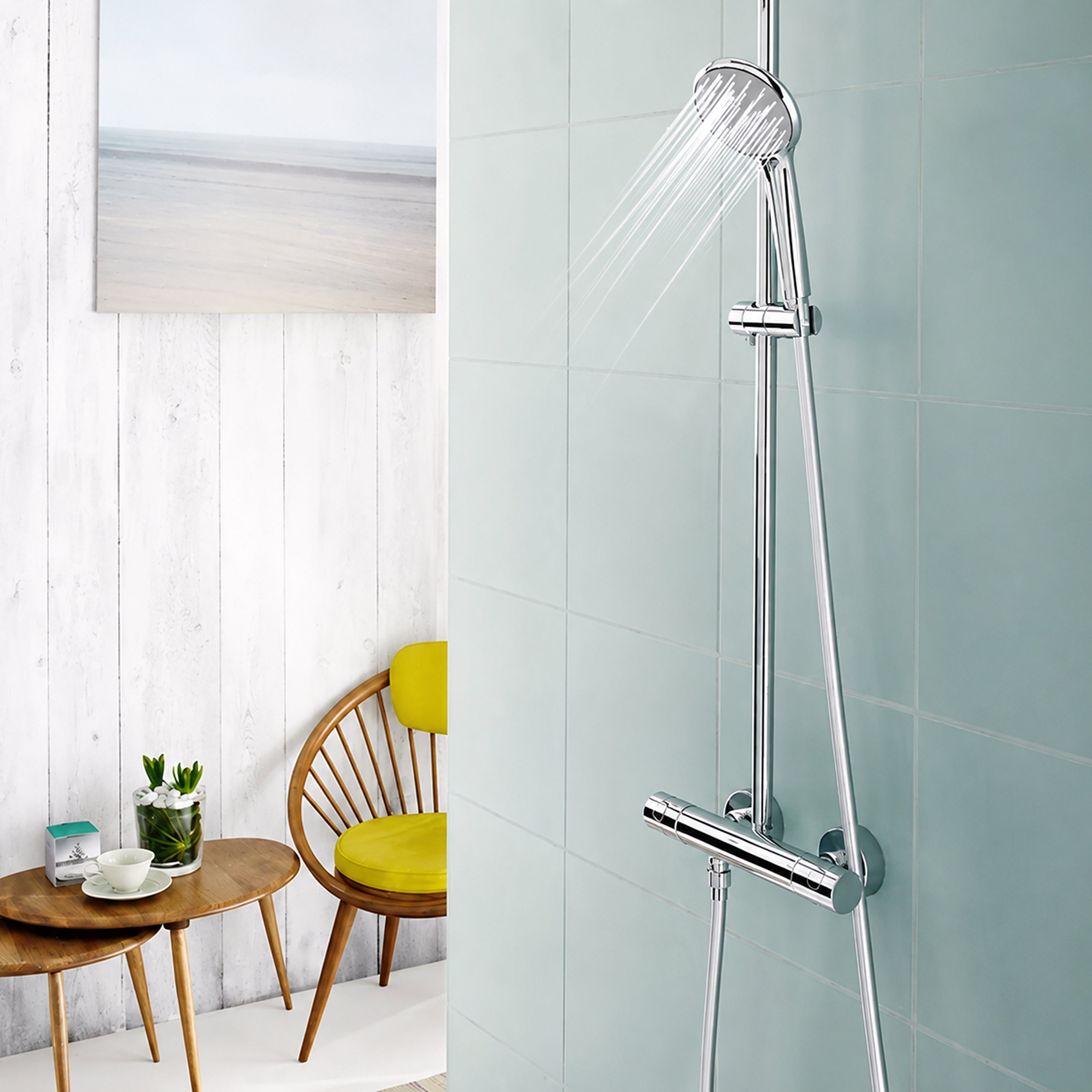 Bicha de Chuveiro Cromada Premium (1,5m)
