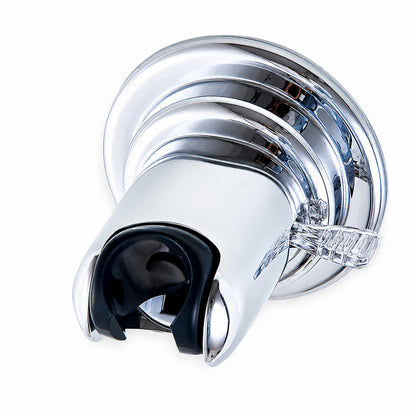 Support pommeau de douche à ventouse réglable chromé